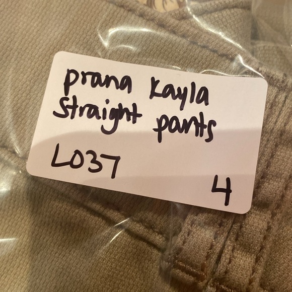 Prana Kayla Straight Leg Jeans Size 4 Taupe Tan Brown - Picture 9 of 9